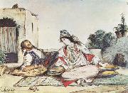 Eugene Delacroix, Conversation mauresque (mk32)